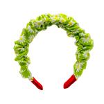 Lime Bloom Scrunchieband